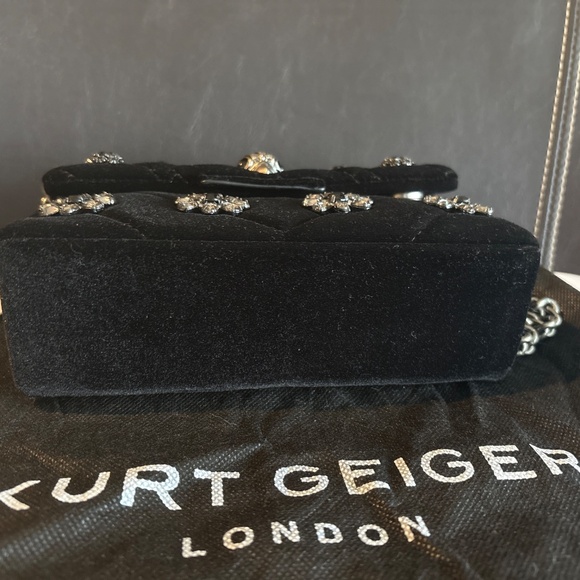 Kurt Geiger London Kensington Black Evening Bag - Picture 2 of 6